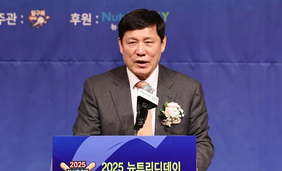 일구상 시상식 축사하는 허구연 KBO 총재