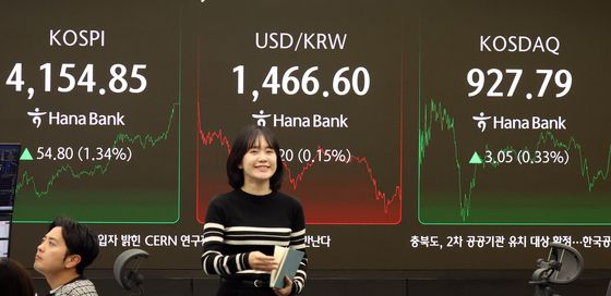 코스피 4154.85로 상승 마감