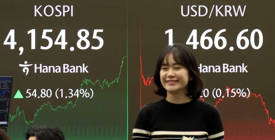 코스피·코스닥 모두 오르며 장 종료