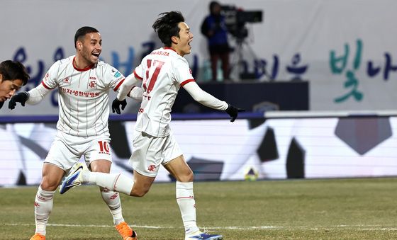 부천FC 김규민, 팀 두 번째 골