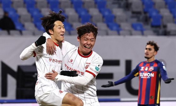 골 넣은 부천FC 김규민