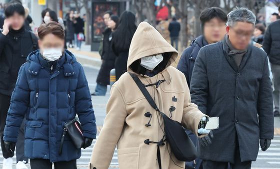 추위 찾아온 출근길