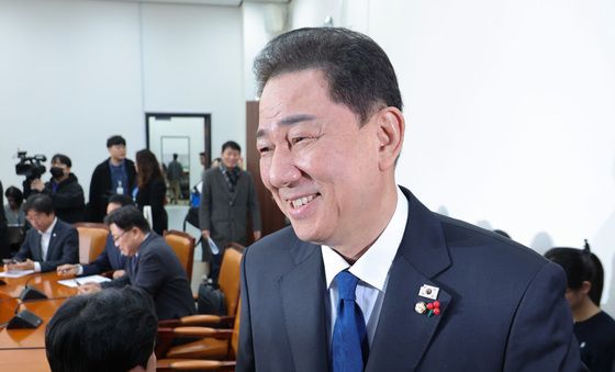 회의 참석하는 김병기 원내대표