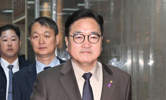 우원식 의장 '여야 원내대표 회동 참석'