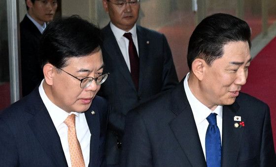 회동 마친 여야 원내대표