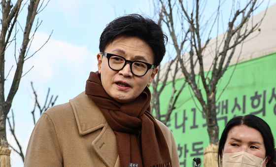 한동훈 전 대표, 제복 입은 영웅들 위해 시위 동참