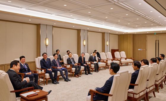 이재명 대통령, 국무회의 사전 차담