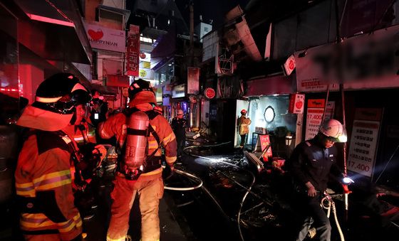 대구 삼덕동 상가 건물 화재