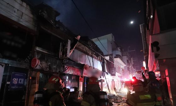 대구 삼덕동 상가 건물 화재