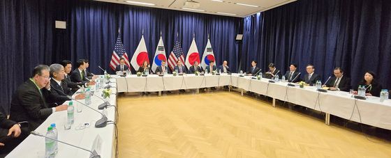 트럼프 2기 첫 한미일 외교장관회담