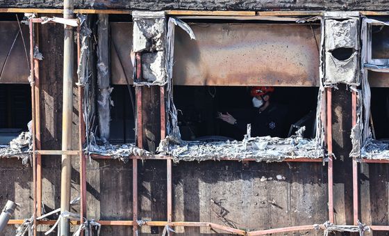 '무학여고 화재 원인은?'