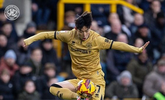 양민혁, QPR 유니폼 입고 잉글랜드 무대 데뷔전