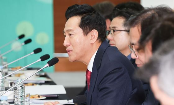 서울혁신대학지원위 발언하는 오세훈 시장