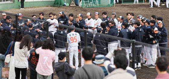 KT에 승리한 한화