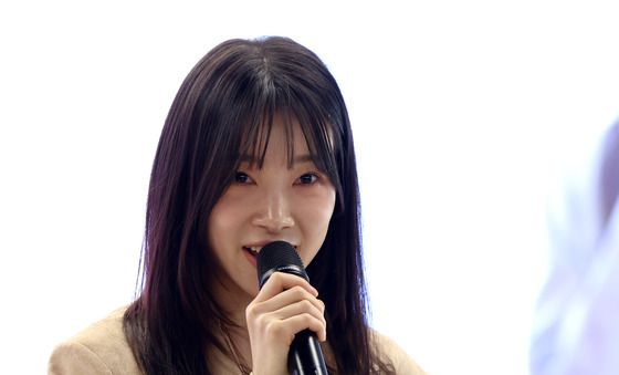 여행캠페인  홍보대사 위촉 소감 밝히는 배우 김아영