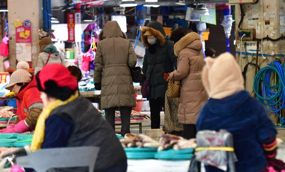 동장군 찾아온 죽도어시장