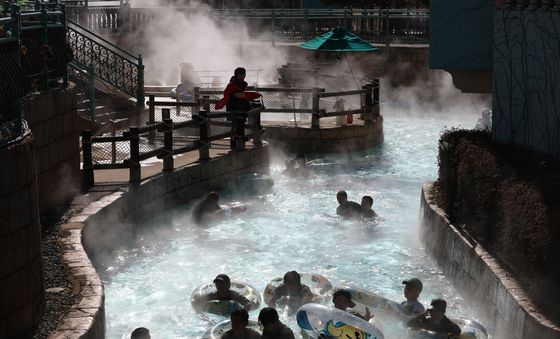 한파가 즐거운 시민들