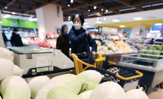 1월 물가, 다시 2%대로 상승… 무 80% 급등