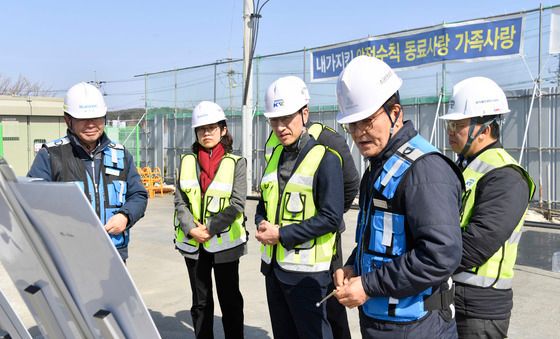 '강릉~제진 일반철도 건설현장' 제2공구