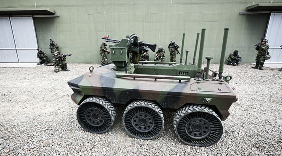 '연합 WMD 제거작전 훈련' 다목적무인차량