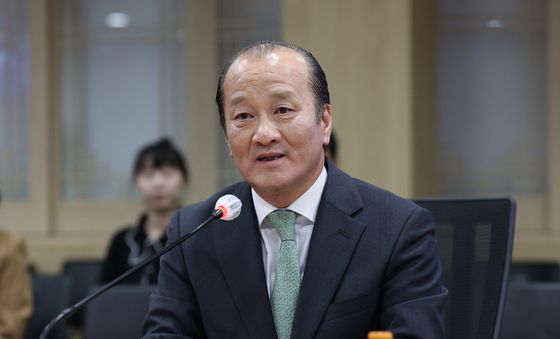 인사말 하는 임지원 국제대학교 총장