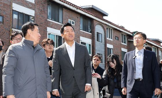 소규모 재건축 현장 찾은 오세훈 서울시장