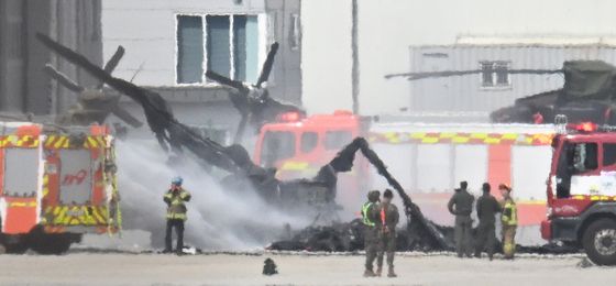양주 군부대서 무인기-헬기 충돌…軍 "사고 원인 조사 중"