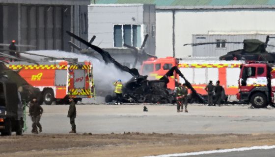 양주 군부대서 무인기-헬기 충돌…軍 "사고 원인 조사 중"