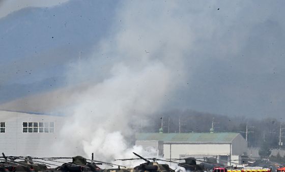 양주 군부대서 무인기·헬기 충돌…인명피해 없어