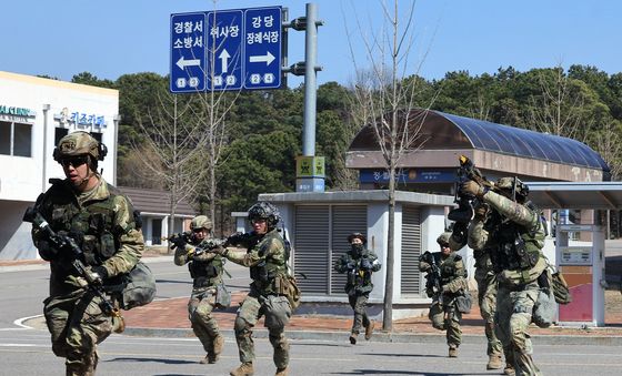도시지역작전 훈련 펼치는 미군