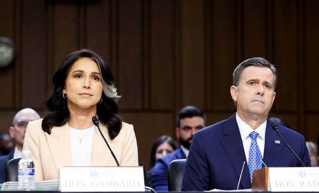 [포토] 미 상원 청문회에 출석한 DNI·CIA 국장