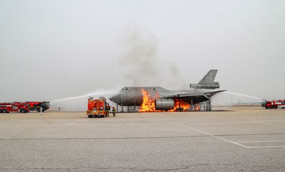 인천공항공사, 영종소방서와 항공기 사고 대응 합동훈련 시행