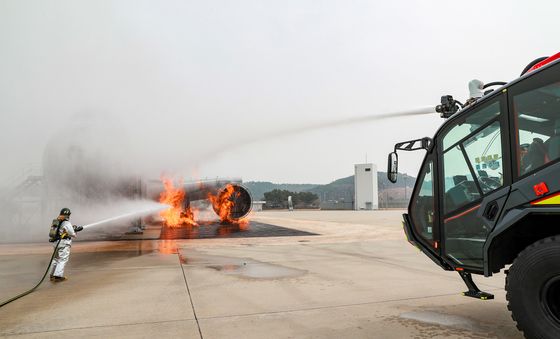 인천공항공사, 영종소방서와 항공기 사고 대응 합동훈련 시행