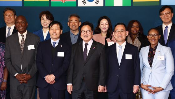 주한아프리카 외교사절단과 오찬 갖는 우원식 의장