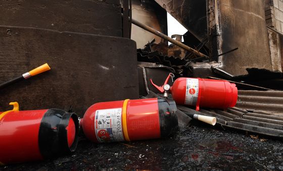 소화기로는 역부족