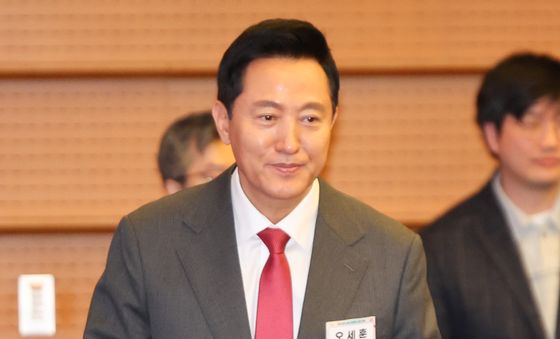 규제 개혁 포럼 참석하는 오세훈 시장