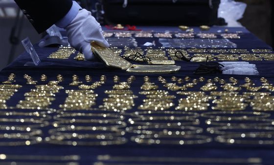 관세청, 금 밀수 차단을 위한 집중단속