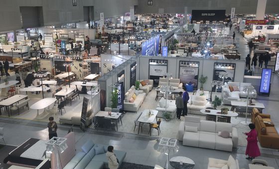 2025 수원가구박람회 열린 수원컨벤션센터