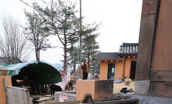 오폭이 남긴 잔해