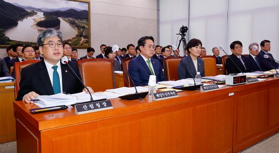 농해수위 출석한 임상섭 산림청장