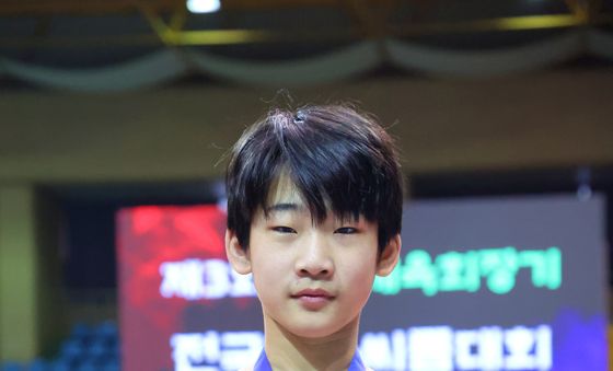 초등부 소장급 우승한 백성민