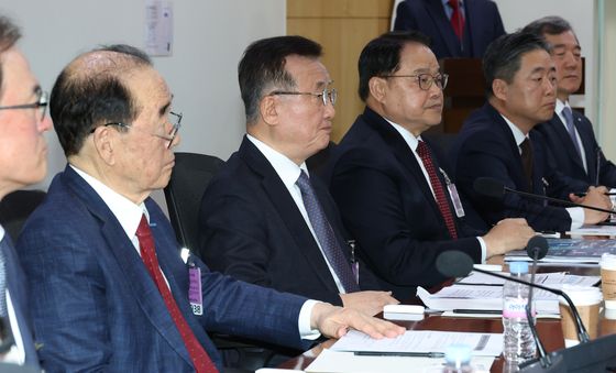 정책간담회 참석한 해운업계 대표들