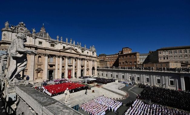 [포토] 교황의 장례식에 가득한 인파