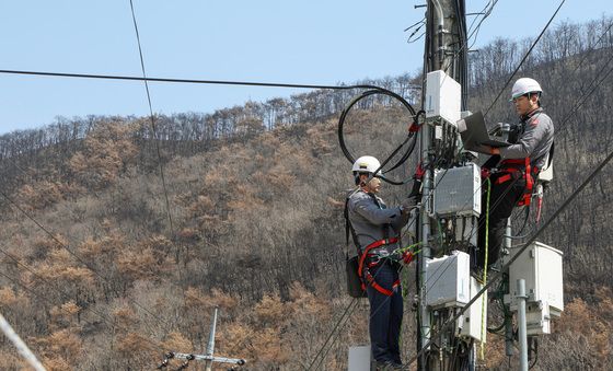 경북 지역 통신시설 긴급 복구 작업