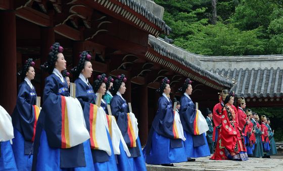 종묘에서 펼쳐진 묘현례