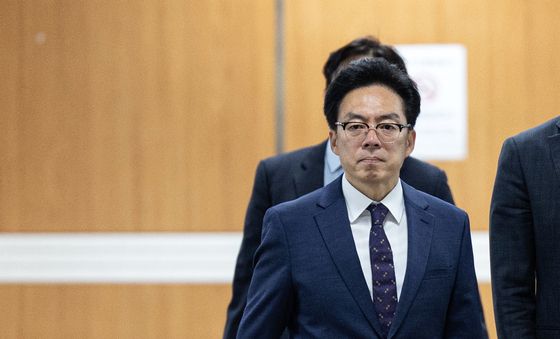 12.3 비상계엄 관련 공판 출석하는 윤승영 전 국수본 수사기획조정관