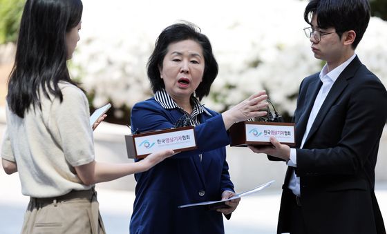 입장 밝히는 김영선 전 의원