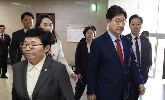 [탄핵인용]尹 파면에 굳은 표정의 국민의힘 지도부