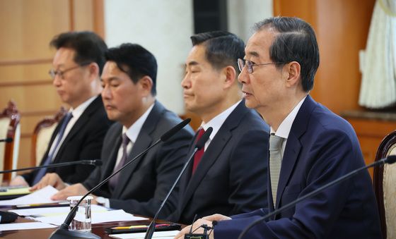 [탄핵인용]국가안전보장회의 주재하는 한덕수 권한대행