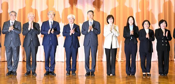 마은혁 신임 헌법재판관 취임식 기념 촬영